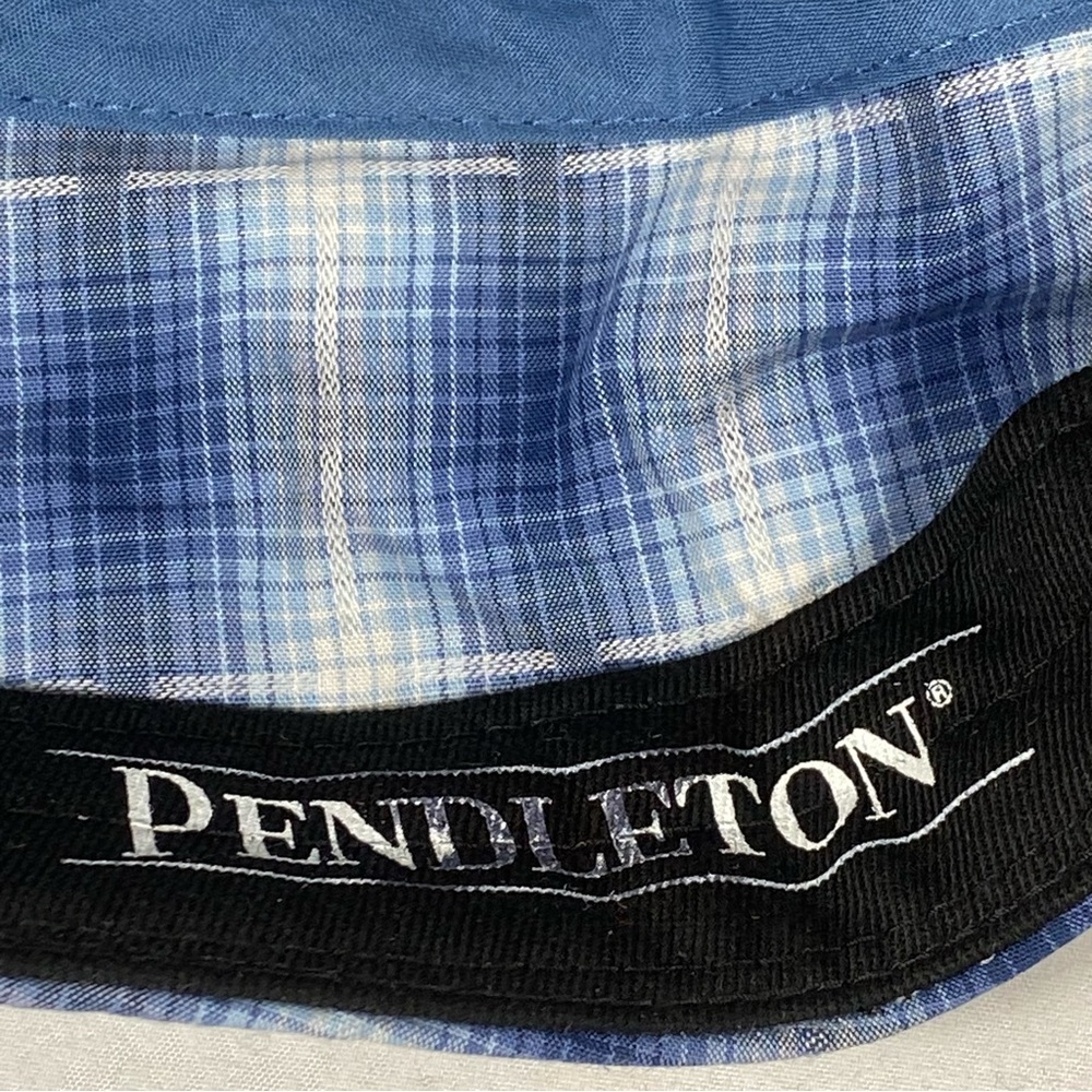 Pendleton Military Cadet Cap Plaid Pattern - Picture 7 of 9